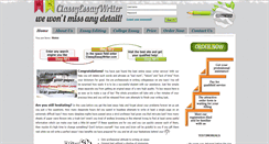 Desktop Screenshot of classyessaywriter.com